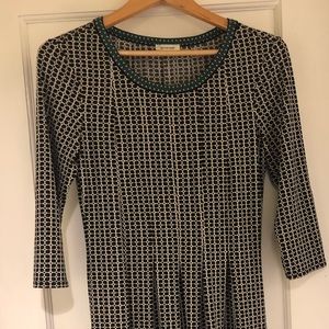 Max Studio black and white jersey knit dress! Med